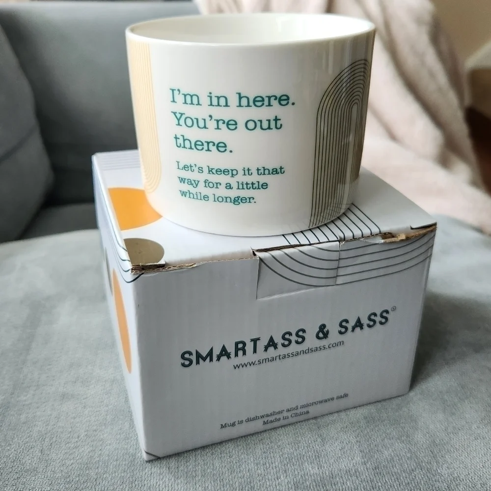 I'm in Here, You're Out There Do Not Disturb Mug
